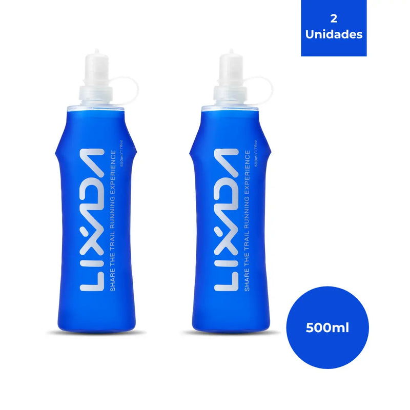 Garrafa de Hidratação 500ml Dobrável para Esportes - Bottle Pro