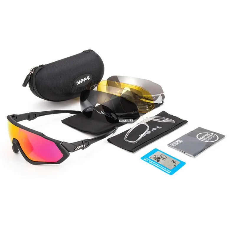 Óculos Esportivos Fotocromáticos com Proteção UV400 + 4 Lentes de Brinde