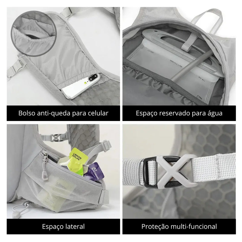 Mochila Colete de Hidratação Impermeável 10L