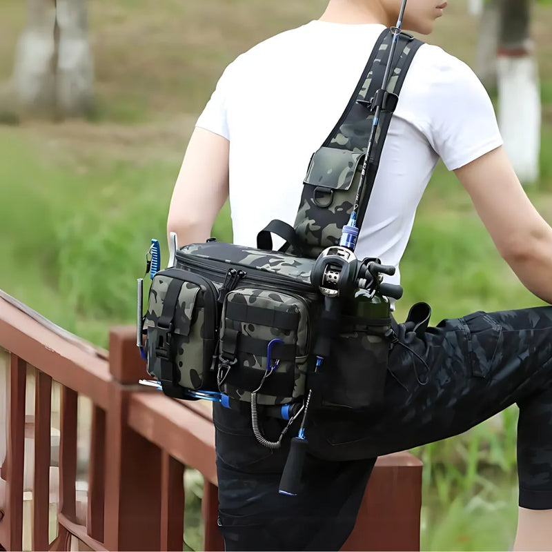 Mochila de Pesca Transversal - Basicalle Fishing